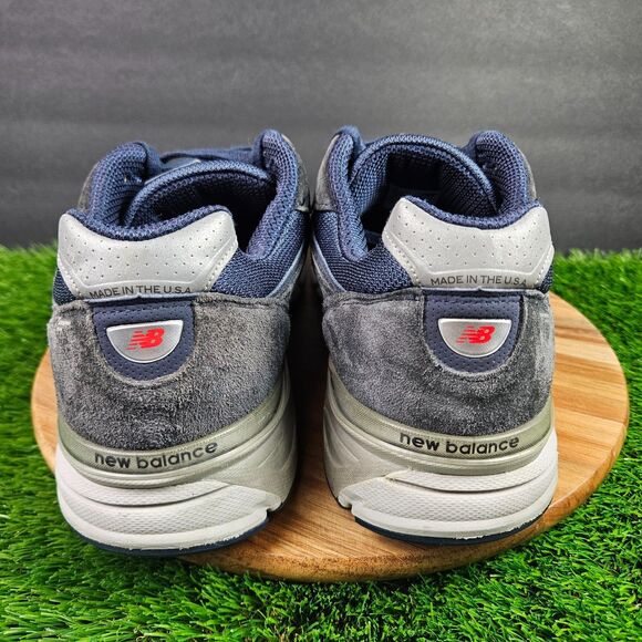 New Balance 990v4 Shoes Mens Size 15 D Blue Suede Running Sneakers M990NV4